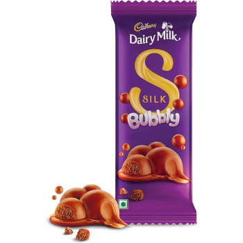 CADBURY DAIRY BUBBLY SILK 112G