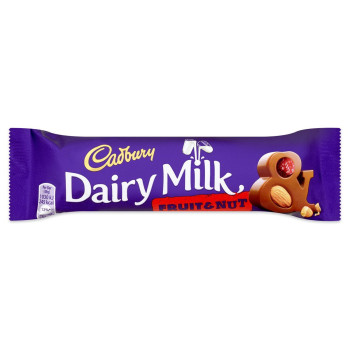 Cadbury Dairy Milk Fruit And Nut Imported, 49 g