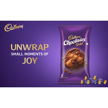 Cadbury Gold Choclairs Toffee 130g (Pack of 25)