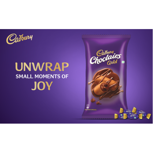 Cadbury Gold Choclairs Toffee 130g (Pack of 25)