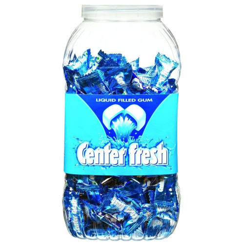 Center Fresh, Spearmint, Chewing Gum Jar