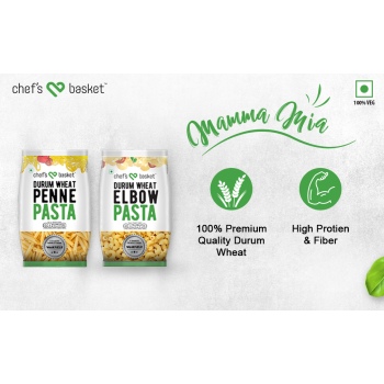 Chefs Basket Macaroni Pasta 400gm Pouch
