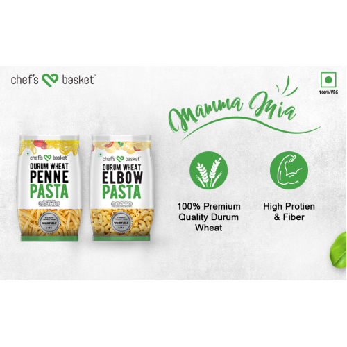 Chefs Basket Macaroni Pasta 400gm Pouch