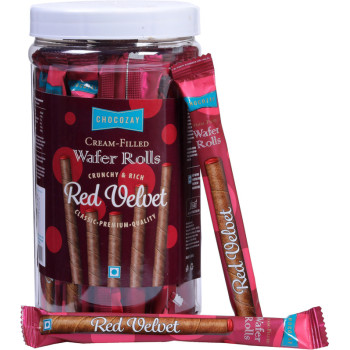 Chocozay Cream-Filled Red Velvet roll 