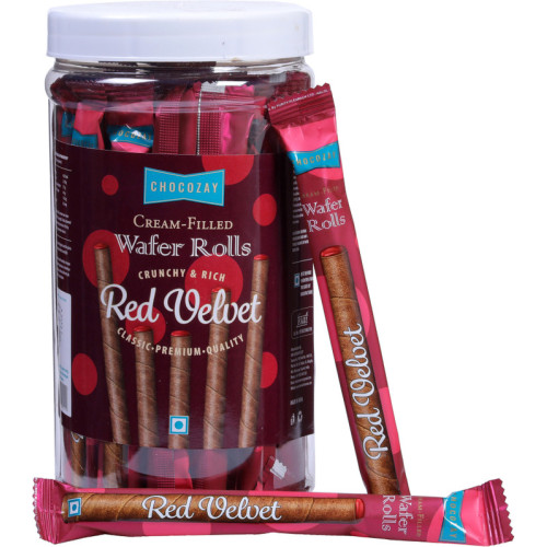 Chocozay Cream-Filled Red Velvet roll 