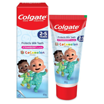 Colgate Kids Cocomelon Toothpaste for 2-5 Years - 80gm,