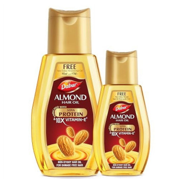 Dabur Almond Hair Oil for Damage Free Hair 190ml