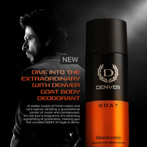 DENVER G O A T Black Code Deo -150ML 