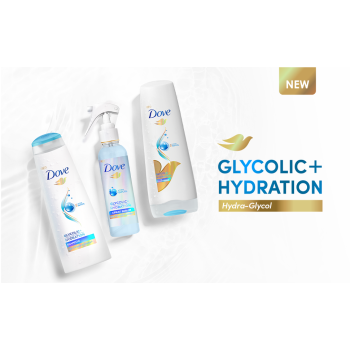 Dove Glycolic + Hydration Shampoo 340ml