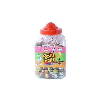 Dukes Rolli-Polli Assorted Mixed fruit Lollipop  