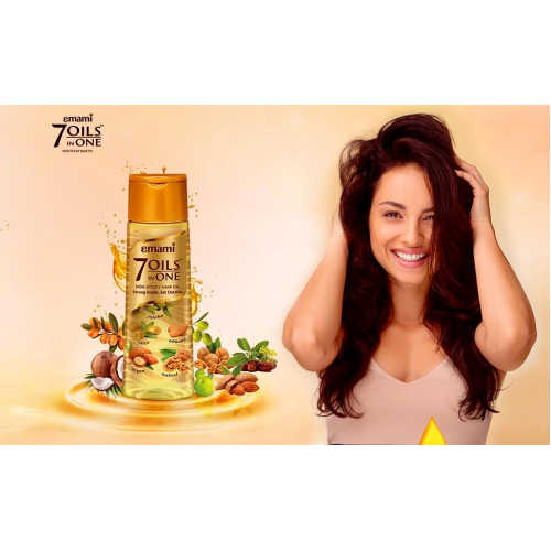 Emami 7 In 1 Non Sticky Hair Oil For All Hair 50ml