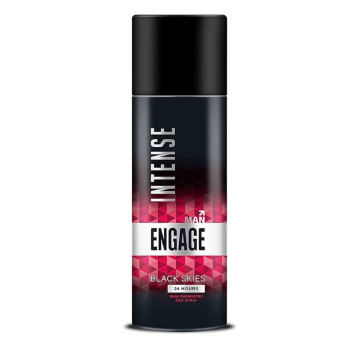 Engage Intense Black Skies Deo Sprays For Men, 150ml