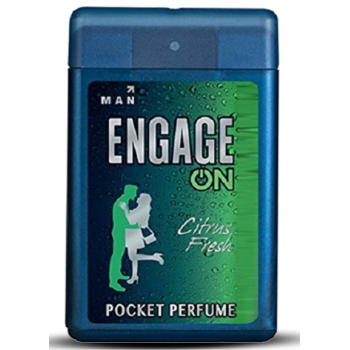 Engage On Citrus Fresh Pocket Perfume for Men 17ml