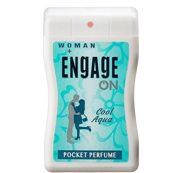 Engage ON Cool Aqua Pocket Perfume for Women 18 ml