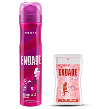 Engage ON Floral Fresh Pocket Perfume for Women 17ml