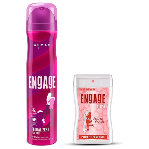 Engage ON Floral Fresh Pocket Perfume for Women 17ml