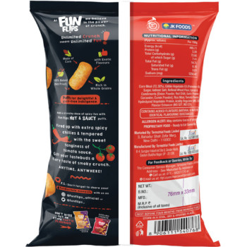 Fun Flips Puffs Hot & Saucy 60g