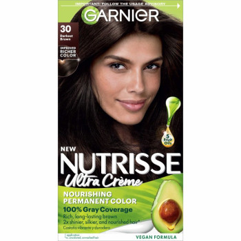 Garnier Color Naturals Crème hair color, Shade 3 Darkest Brown