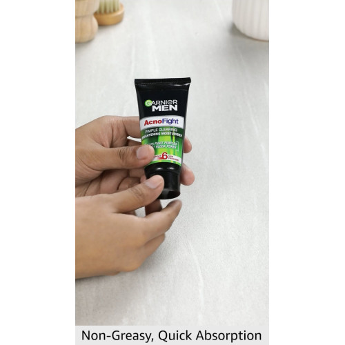 Garnier Men Acno Fight Pimple Clearing Brightening Cream Moisturizer, 