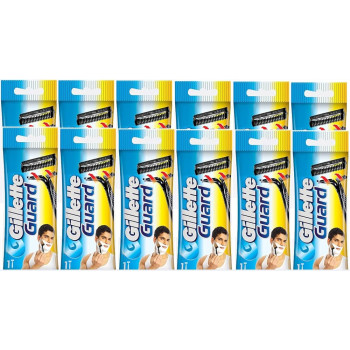 GILLETTE GUARD  7 SHAVES BLADES