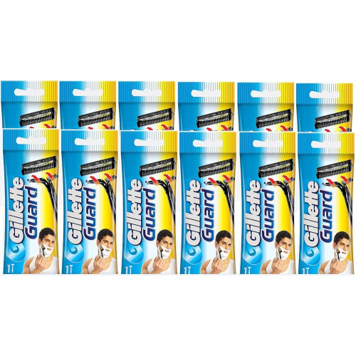 GILLETTE GUARD  7 SHAVES BLADES