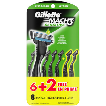 GILLETTE MACH3 6+2 FREE