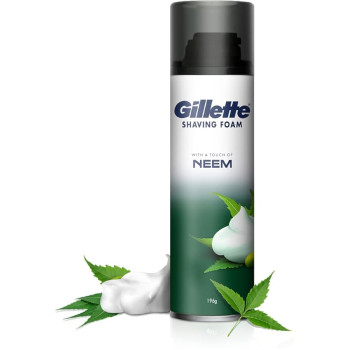 Gillette Pre Shave foam  Neem 196 gm