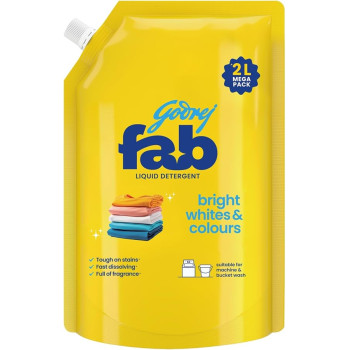 Godrej Fab Liquid Detergent Refill Pouch 2L