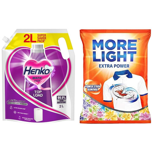 Henko Matic Top Load Liquid Detergent - 1L Refill Pouch