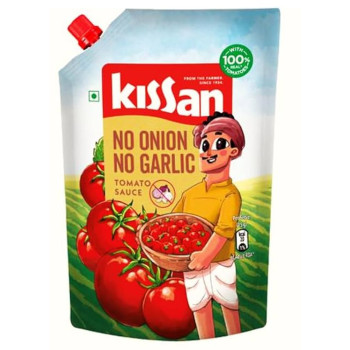 Kissan No Garlic No Onion Tomato Sauce 850 g