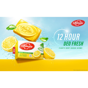 Lifebuoy Lemon Fresh Soap Bar, 4x100g