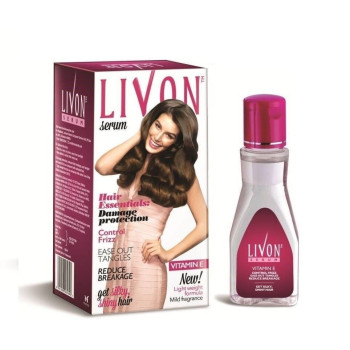 Livon Hair Serum, For Dry & Frizzy Hair 45ml 