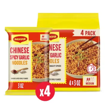 MAGGI 2-Minute Spicy Garlic Noodles,