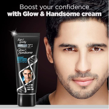 men's Fair & Lovely Glow & Handsome facewash 100g