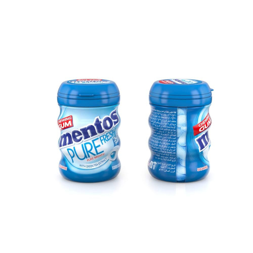 Mentos Chewing Gum - Pure Fresh Mint, 56g Bottle