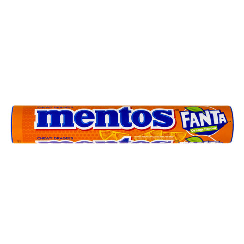 Mentos Chewy Dragee,Orange Flavour,