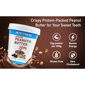 MyFitness Peanut Butter Chocolate Crispy Peanut Butter 510 gms