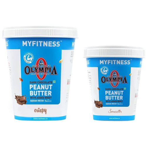 MyFitness Peanut Butter High Protein Dark Chocolate Peanut Butter Crunchy  510G Olympia Edition