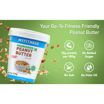 MyFitness Peanut Butter Natural Smooth 510g