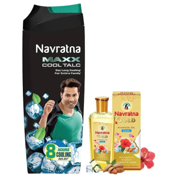 NAVRATNA MAXX COOL TALC 