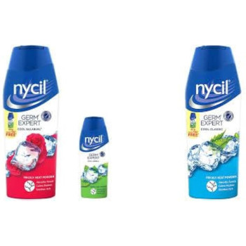 Nycil Germ Expert Prickly Heat Powder, 150gm+50gm, Assorted Fragrances (Cool Gulabjal)