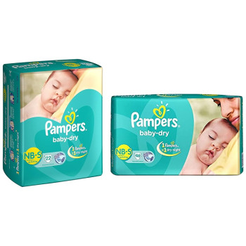 Pampers Baby dry diaper Nbs 22 PACK OF 1 - New Born  (22 Pieces)