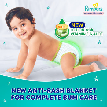 Pampers Complete Skin Comfort Pants, Anti-rash blanket