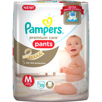 Pampers Premium Care Pants  (M)20
