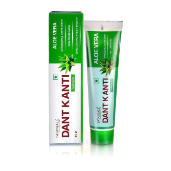 Patanjali Dant Kanti Aloevera Gel Toothpaste 80g 