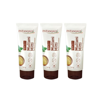 Patanjali FacePack Multani Mitti with Aloe Vera 100g