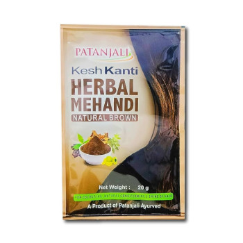 Patanjali Kesh Kanti Herbal Mehandi Natural Brown 20g