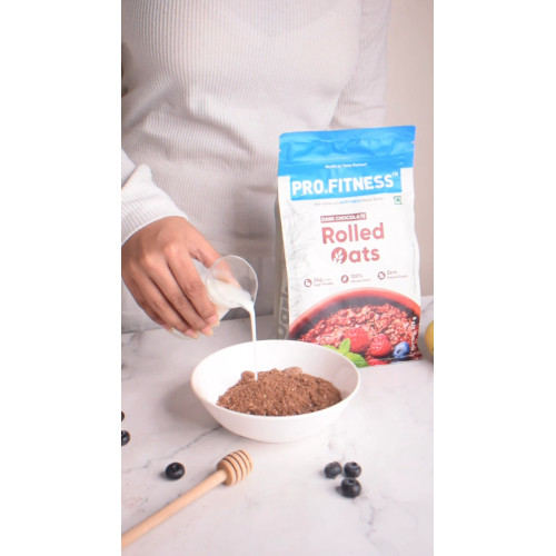 PRO.FITNESS High Protein Oats Dark