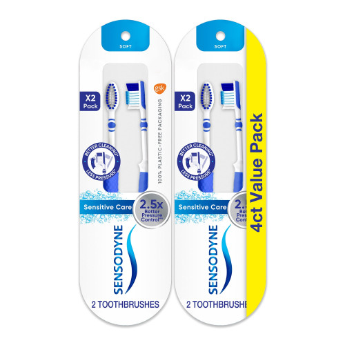 Sensodyne Sensitive (Soft) Toothbrush (Pack of 4)