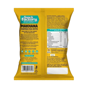 Snack Factory Makhana Cheesy Garlic